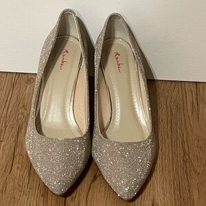 Gold 2.5 inches Heels